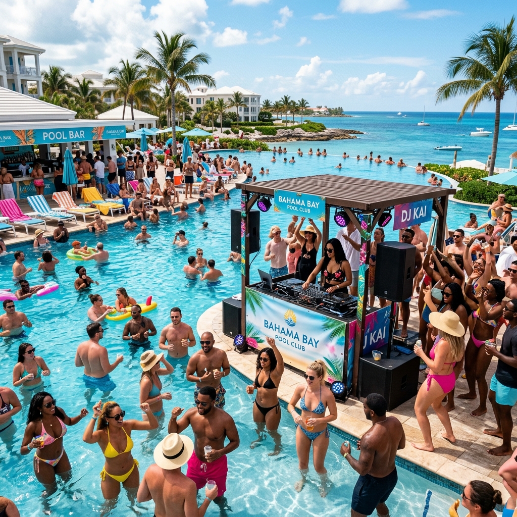 Bahama Bay Pool Club: Pool Parties, Events and What to Expect