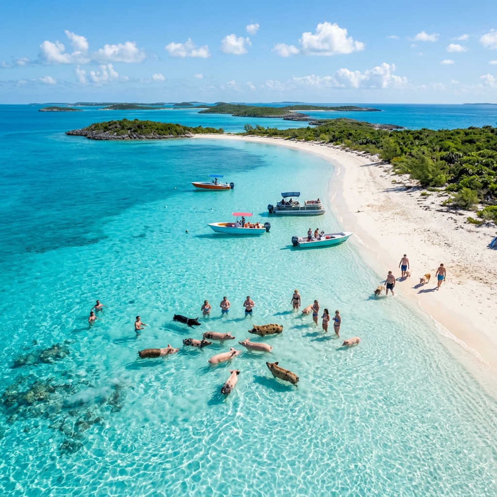 Swimming With Pigs in Exuma: How to Do the Day Trip from Nassau