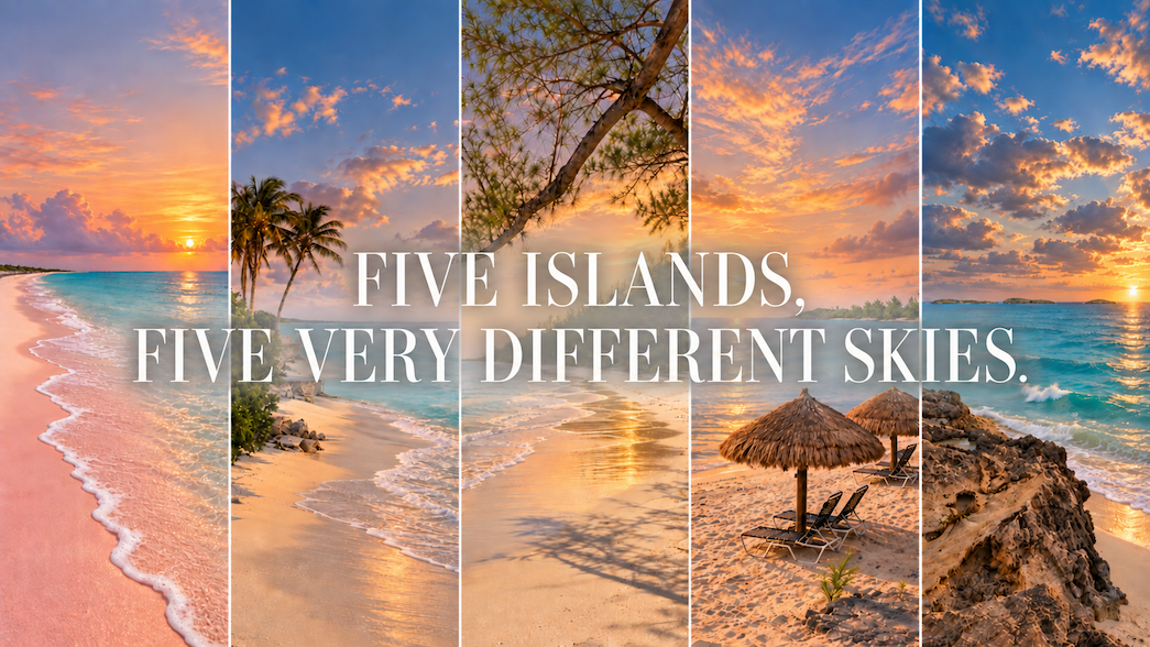 Five Islands, Five Sunsets: A Bahamas Sunset Guide